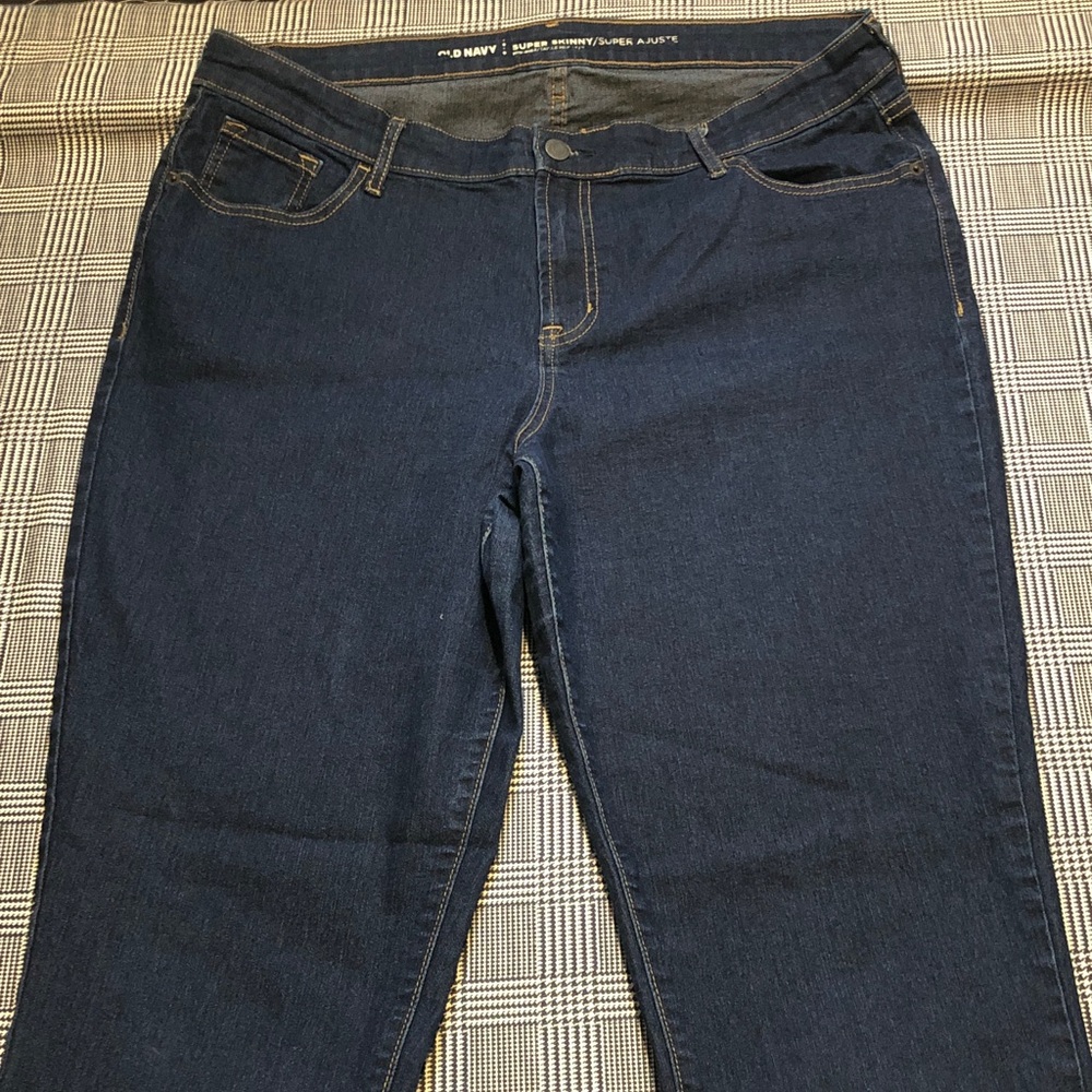 Old Navy Dark Blue Super Skinny Jeggings